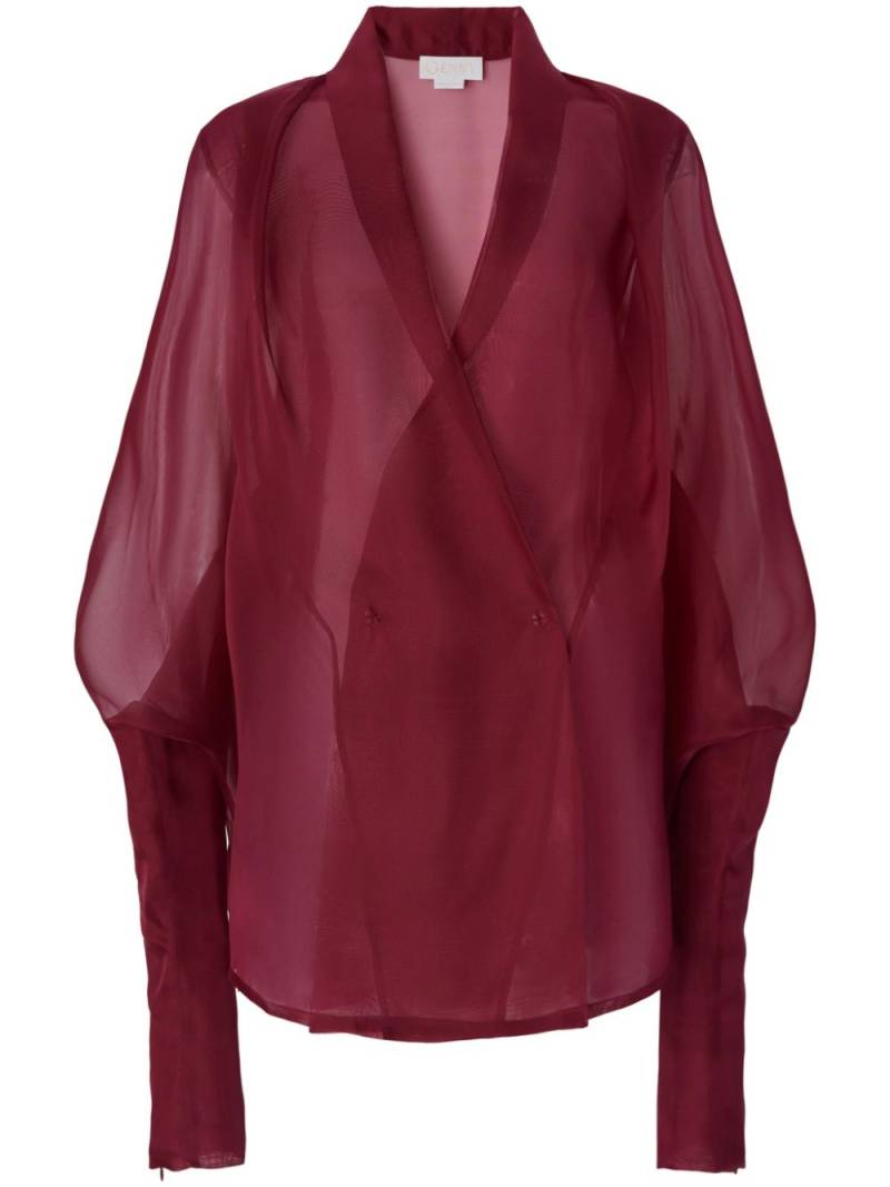 Genny silk blouse - Red von Genny