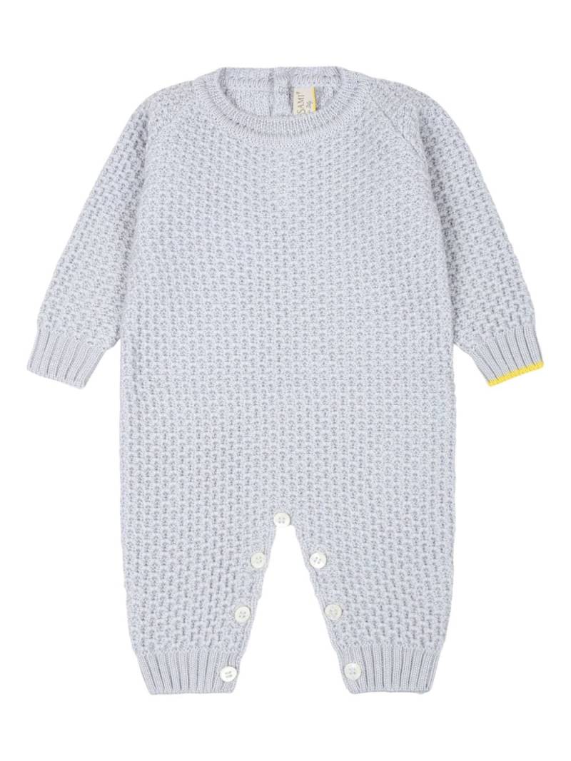 Gensami kids honeycomb-knit romper - Blue von Gensami kids