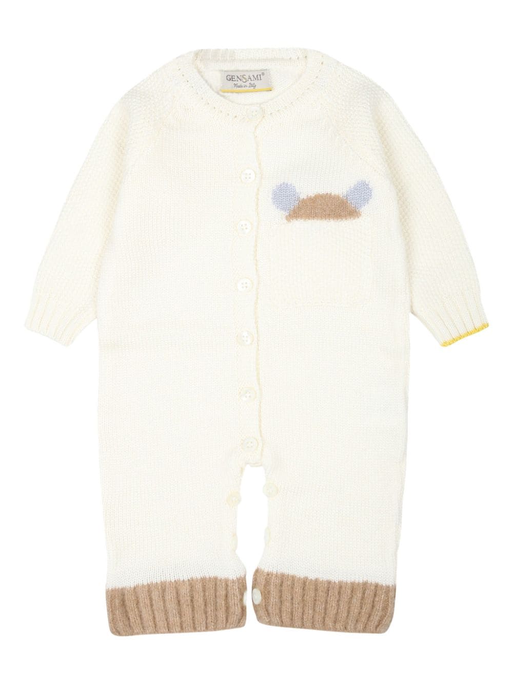 Gensami kids intarsia-knit romper - White von Gensami kids