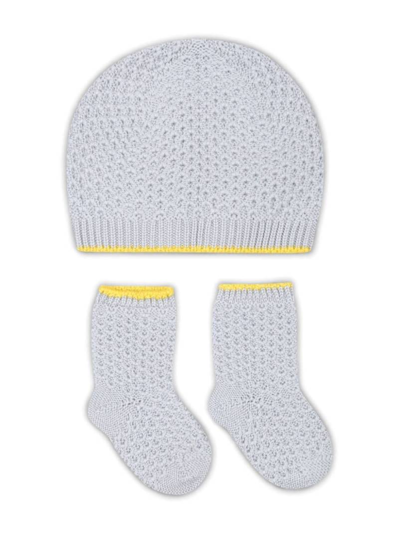 Gensami kids knitted hat set - Blue von Gensami kids