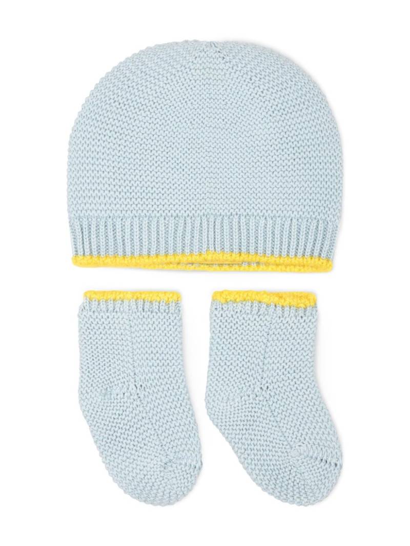 Gensami kids knitted hat set - Blue von Gensami kids