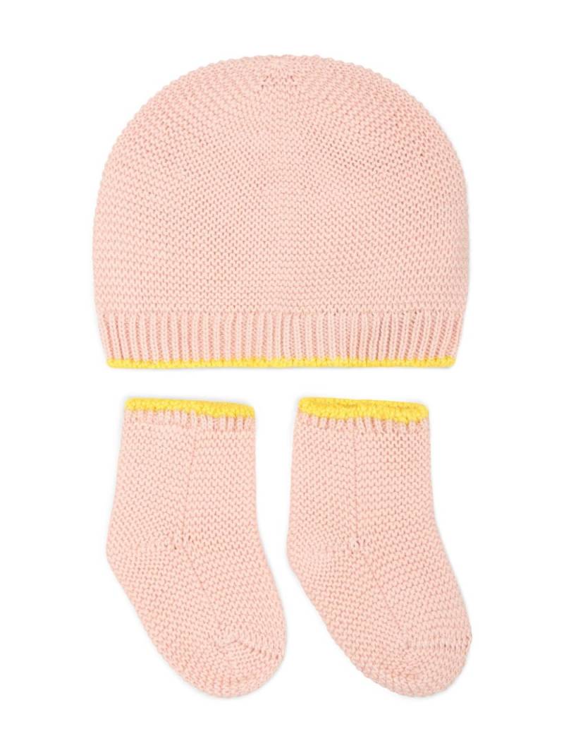 Gensami kids knitted hat set - Pink von Gensami kids