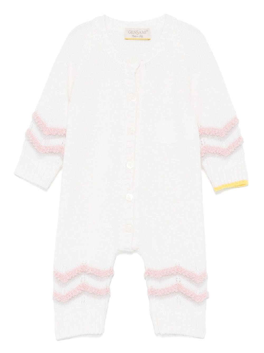 Gensami kids knitted romper - White von Gensami kids