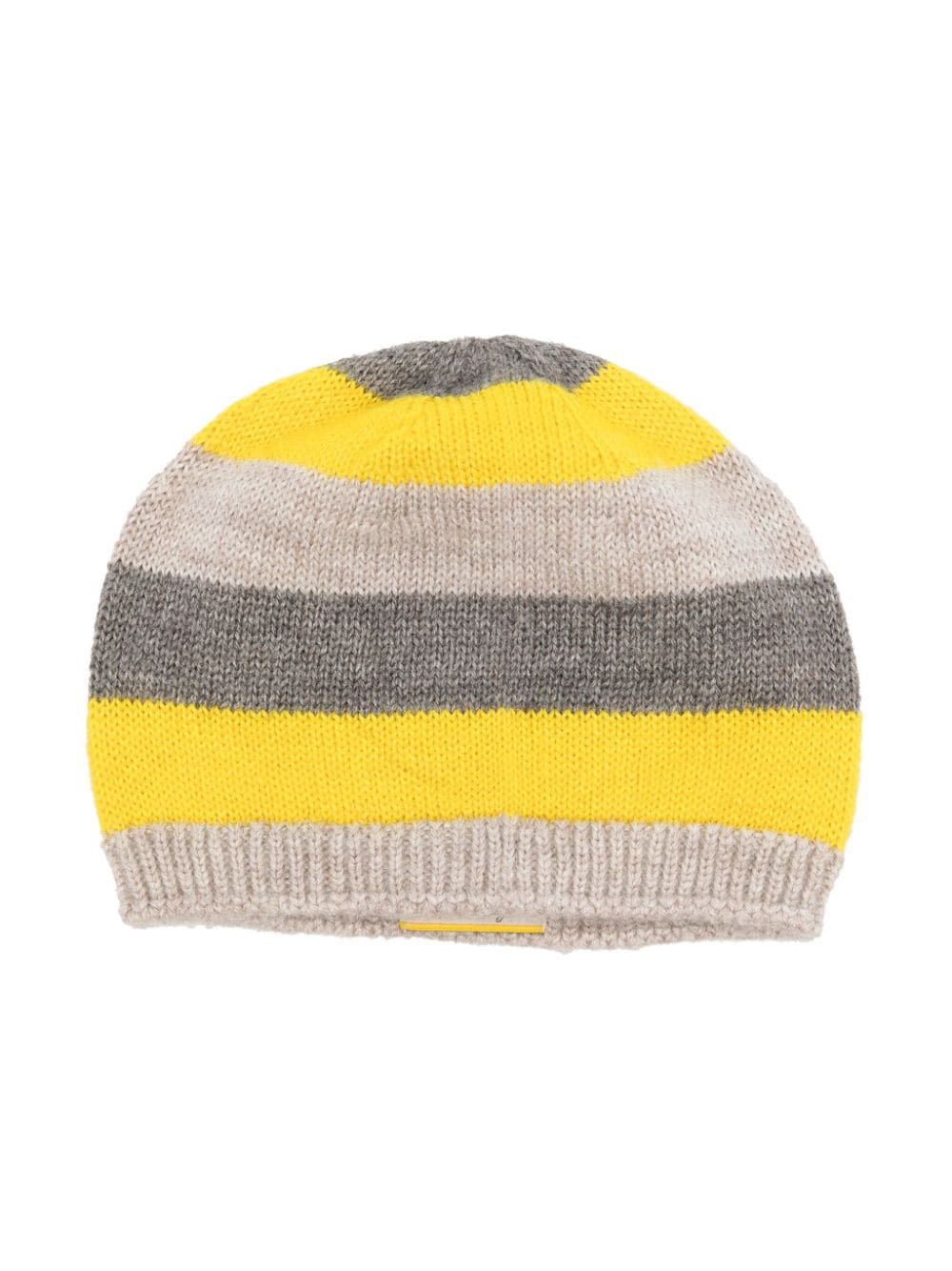 Gensami kids stripe-print knitted beanie - Neutrals von Gensami kids