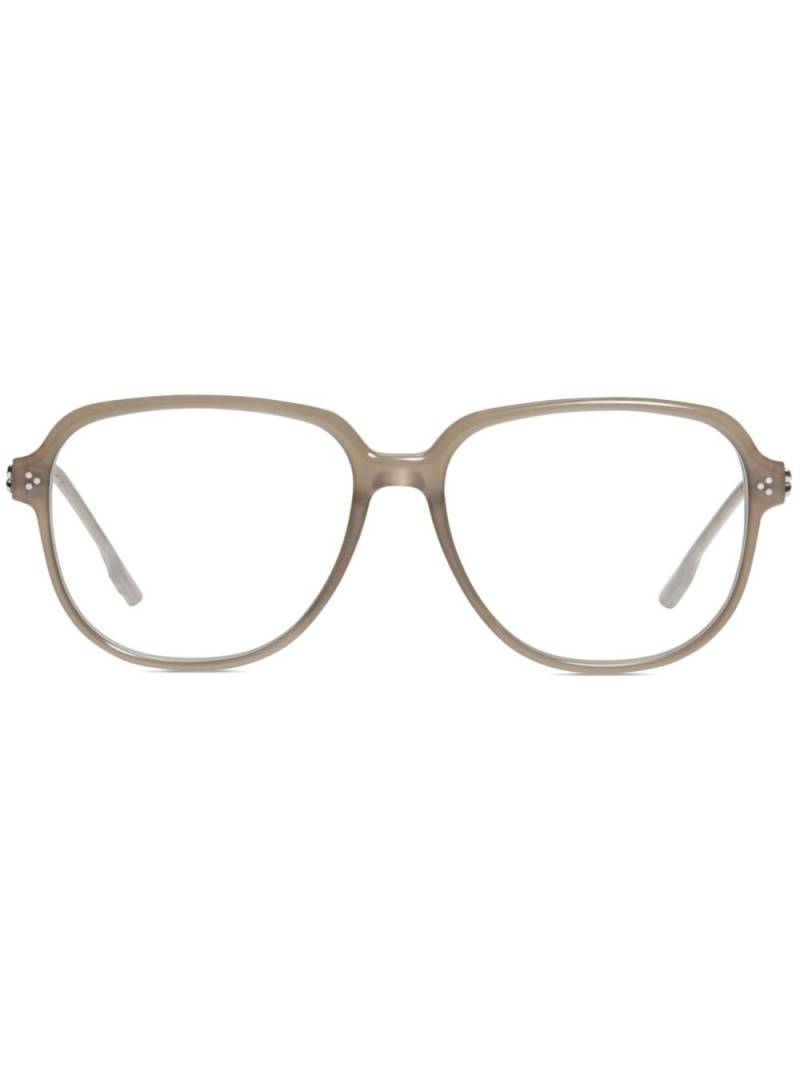 Gentle Monster Anna BRC9 pilot-frame glasses - Brown von Gentle Monster