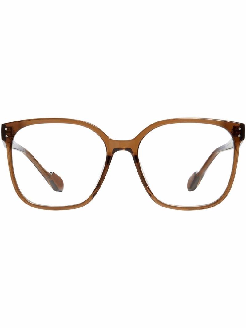 Gentle Monster Ata BRC3 square-frame glasses - Neutrals von Gentle Monster