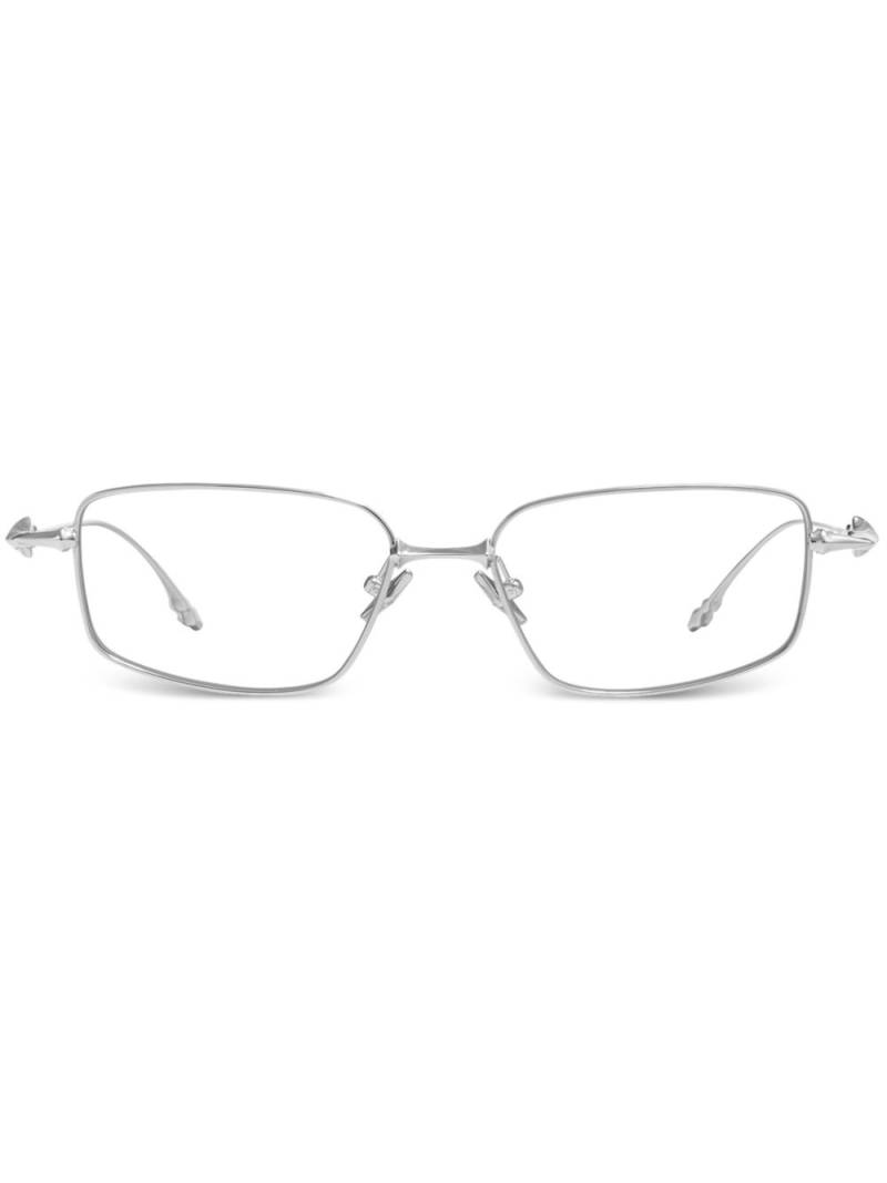 Gentle Monster Atomic 02B rectangle-frame glasses - Silver von Gentle Monster