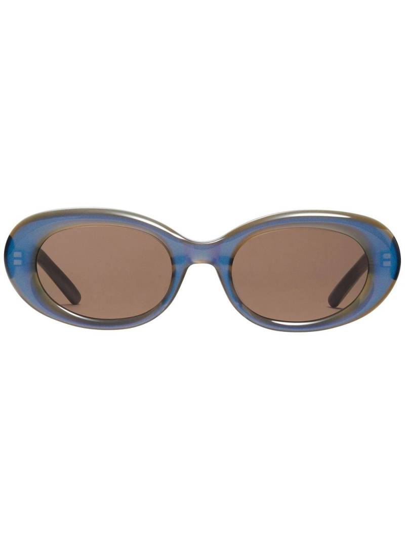 Gentle Monster Eve BLC6 oval-frame sunglasses - Blue von Gentle Monster