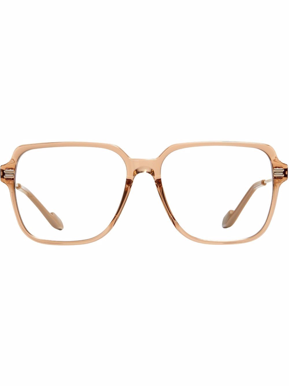 Gentle Monster Jeff BRC1 square-frame glasses - Neutrals von Gentle Monster