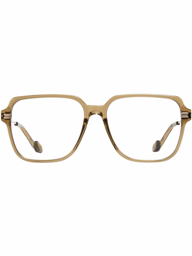 Gentle Monster Jeff KC1 square-frame oversized glasses - Neutrals von Gentle Monster