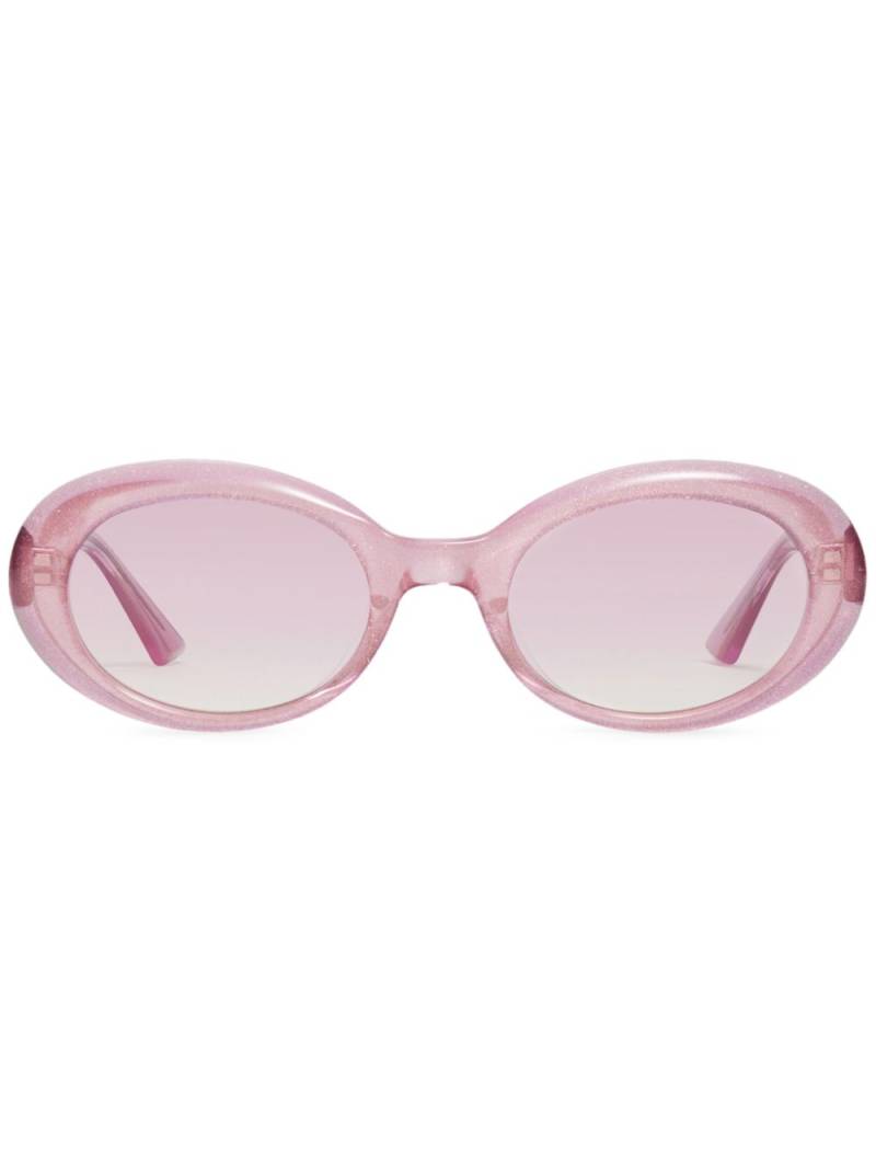 Gentle Monster La Mode PC6 logo-plaque sunglasses - Pink von Gentle Monster