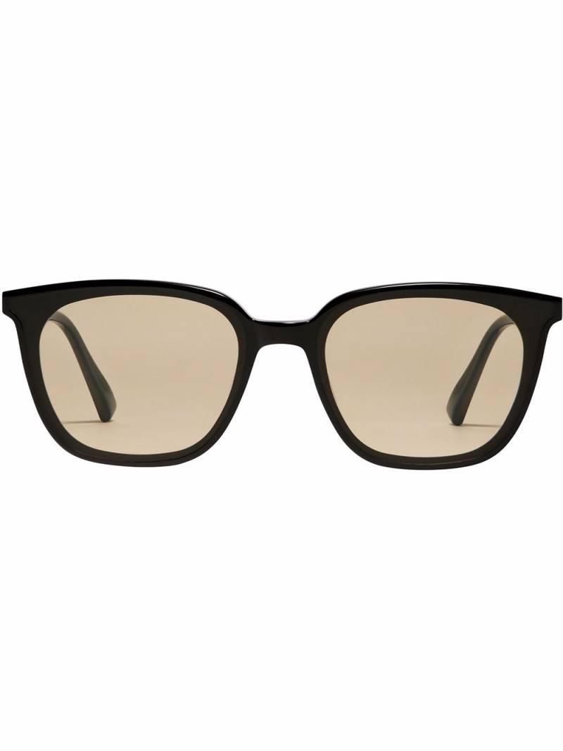 Gentle Monster Lilit 01 curved square sunglasses - Black von Gentle Monster