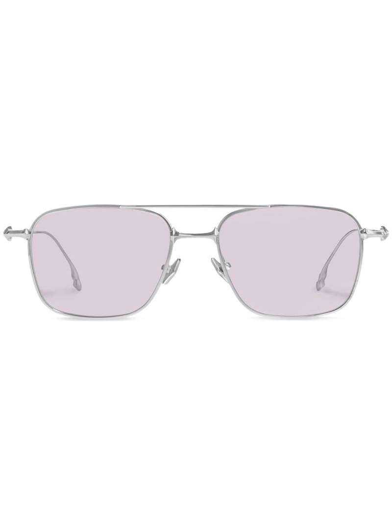 Gentle Monster Met 02 square-frame glasses - Silver von Gentle Monster