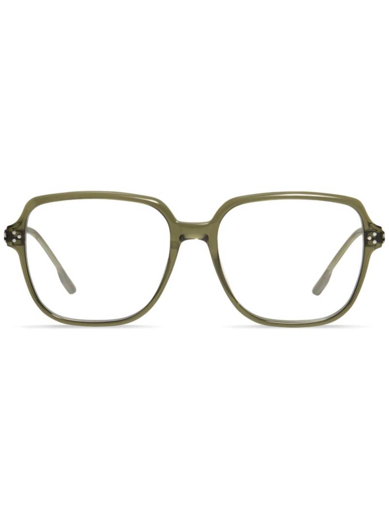 Gentle Monster Mua KC1 square-frame glasses - Green von Gentle Monster