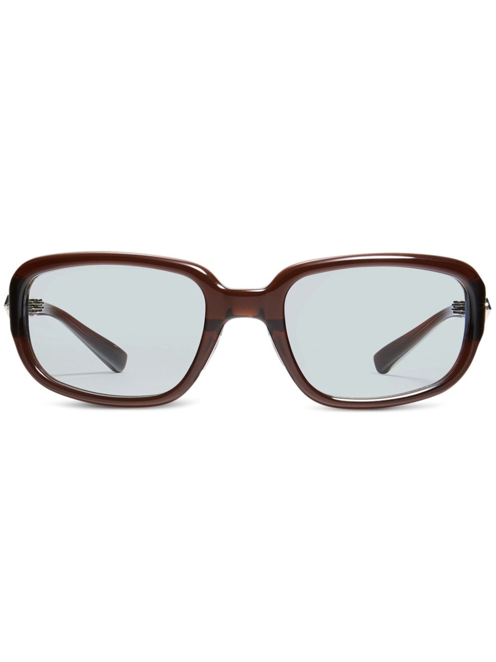 Gentle Monster Noizer Brc13 square-frame glasses - Brown von Gentle Monster