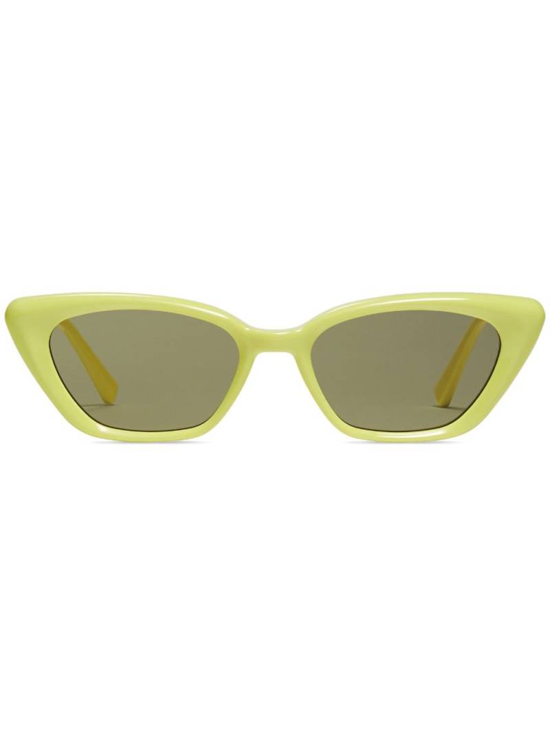 Gentle Monster Terra Cotta Y7 logo-plaque sunglasses - Yellow von Gentle Monster