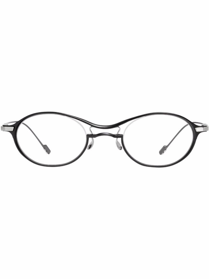 Gentle Monster Zitter M01 oval glasses - Black von Gentle Monster