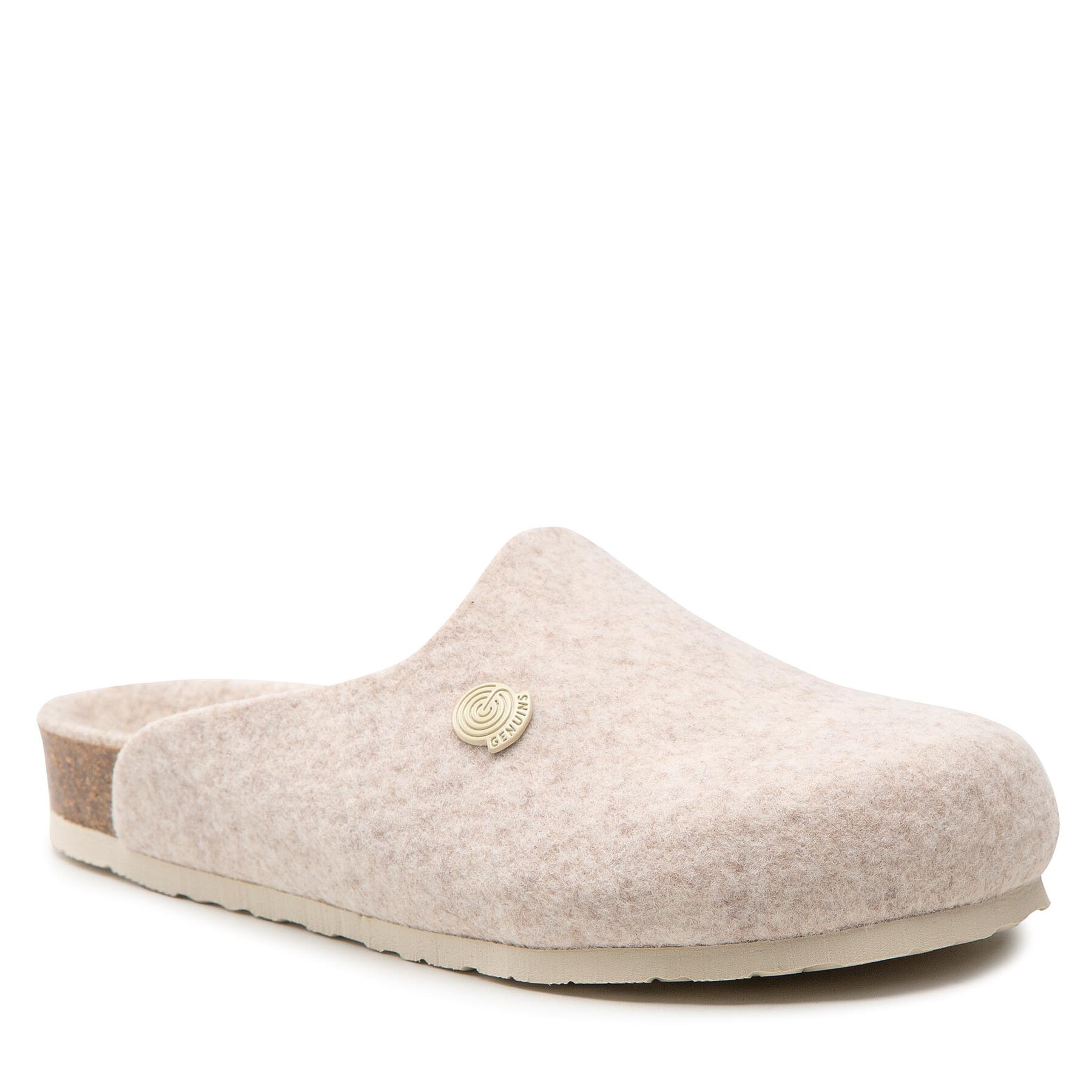 Hausschuhe Genuins Helsinki G104617 Beige von Genuins