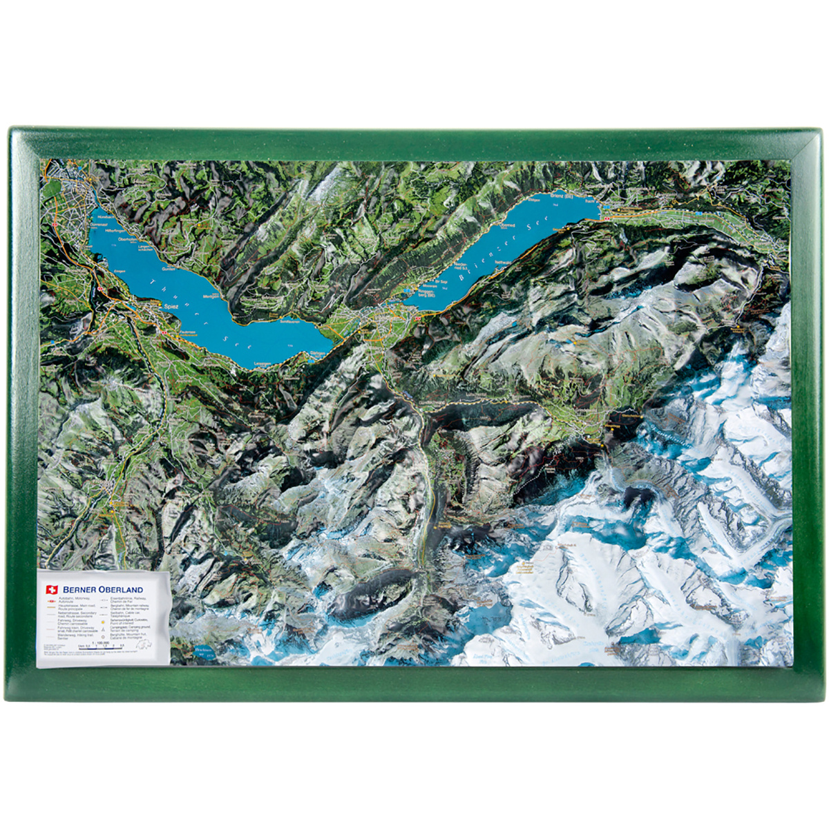 Georelief 3D Reliefkarte Berner Oberland von Georelief