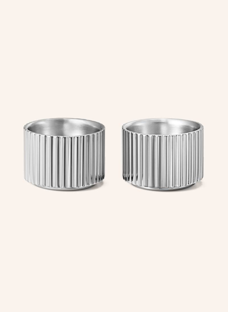 Georg Jensen 2er-Set Eierbecher Bernadotte silber von Georg Jensen