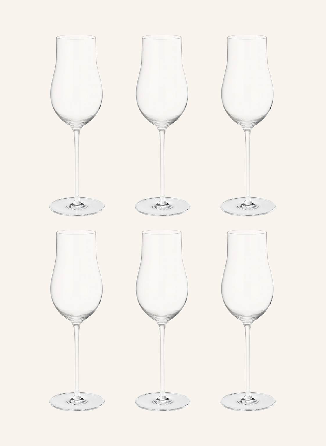 Georg Jensen 6er-Set Champagnergläser Sky transparent von Georg Jensen