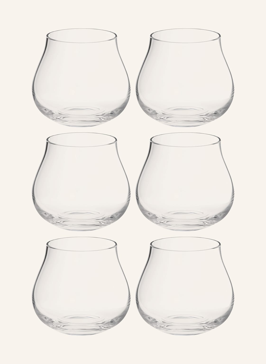Georg Jensen 6er-Set Trinkgläser Sky transparent von Georg Jensen