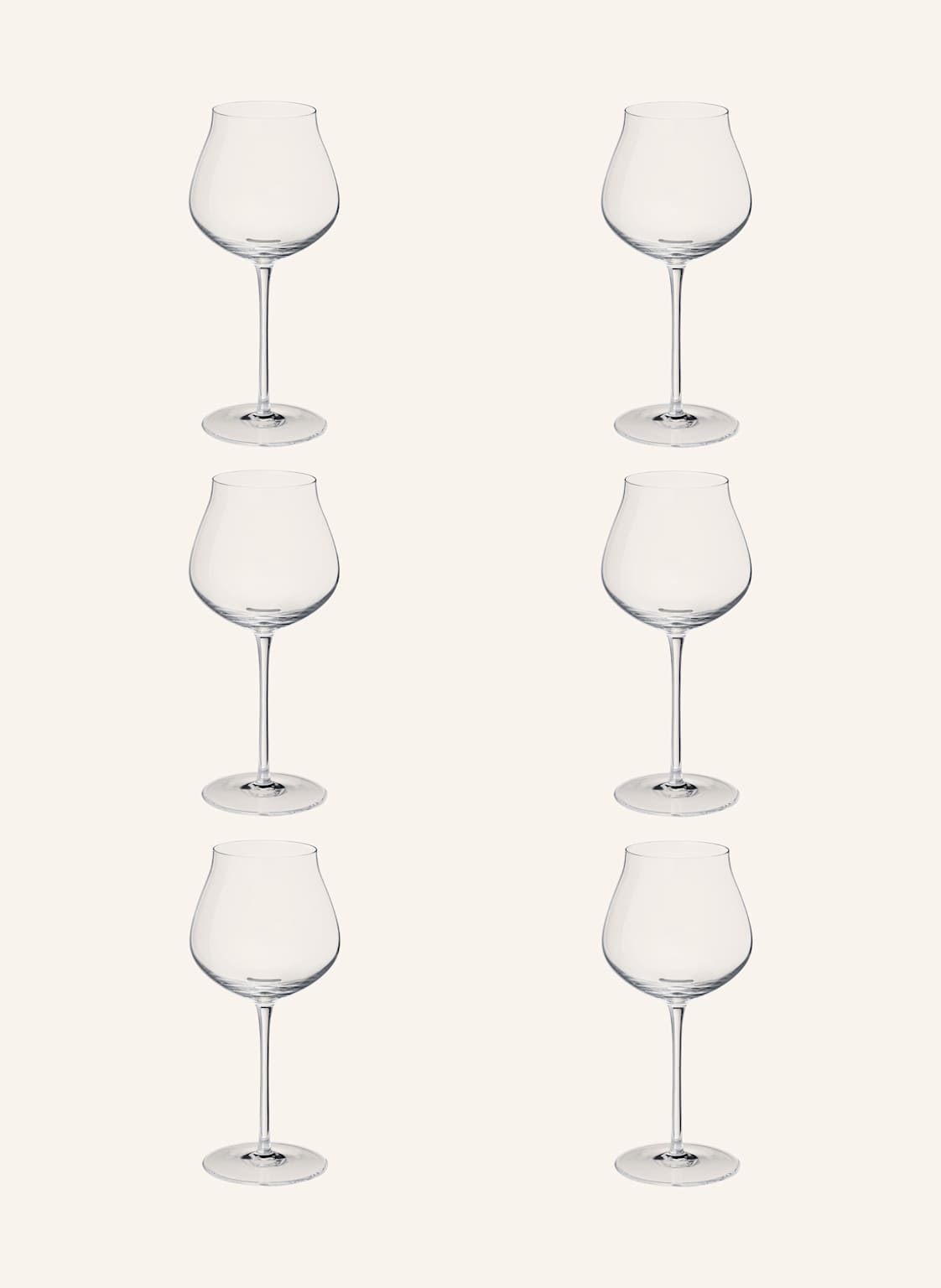 Georg Jensen 6er-Set Weingläser Sky transparent von Georg Jensen