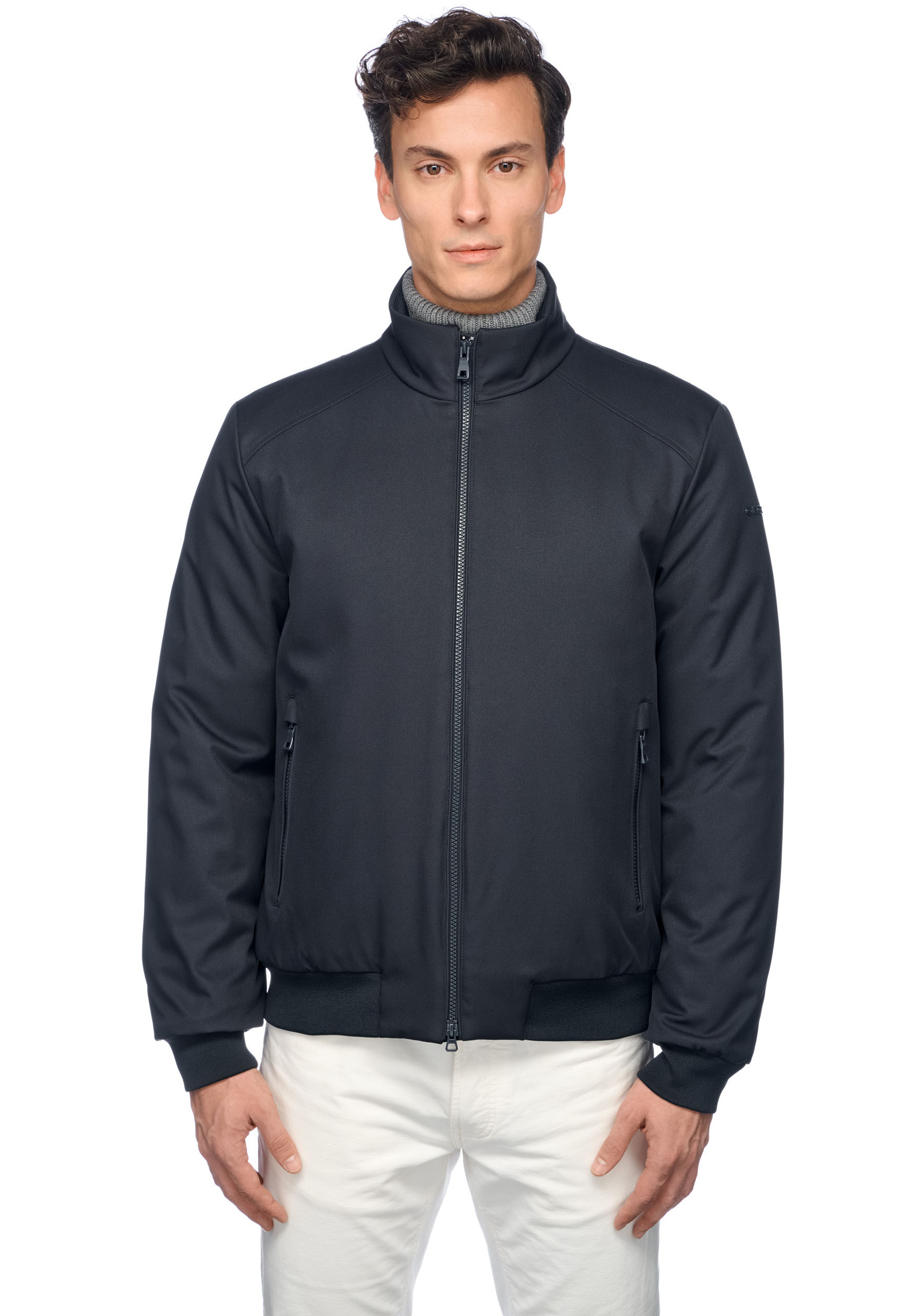 Geox Blouson »VINCIT«, mit 2-Wege-Reissverschluss, Reissverschlusstaschen, Stehkragen Geox Blouson »VINCIT«, mit 2-Wege-Reissverschluss, Reissverschlusstaschen, Stehkragen von Geox