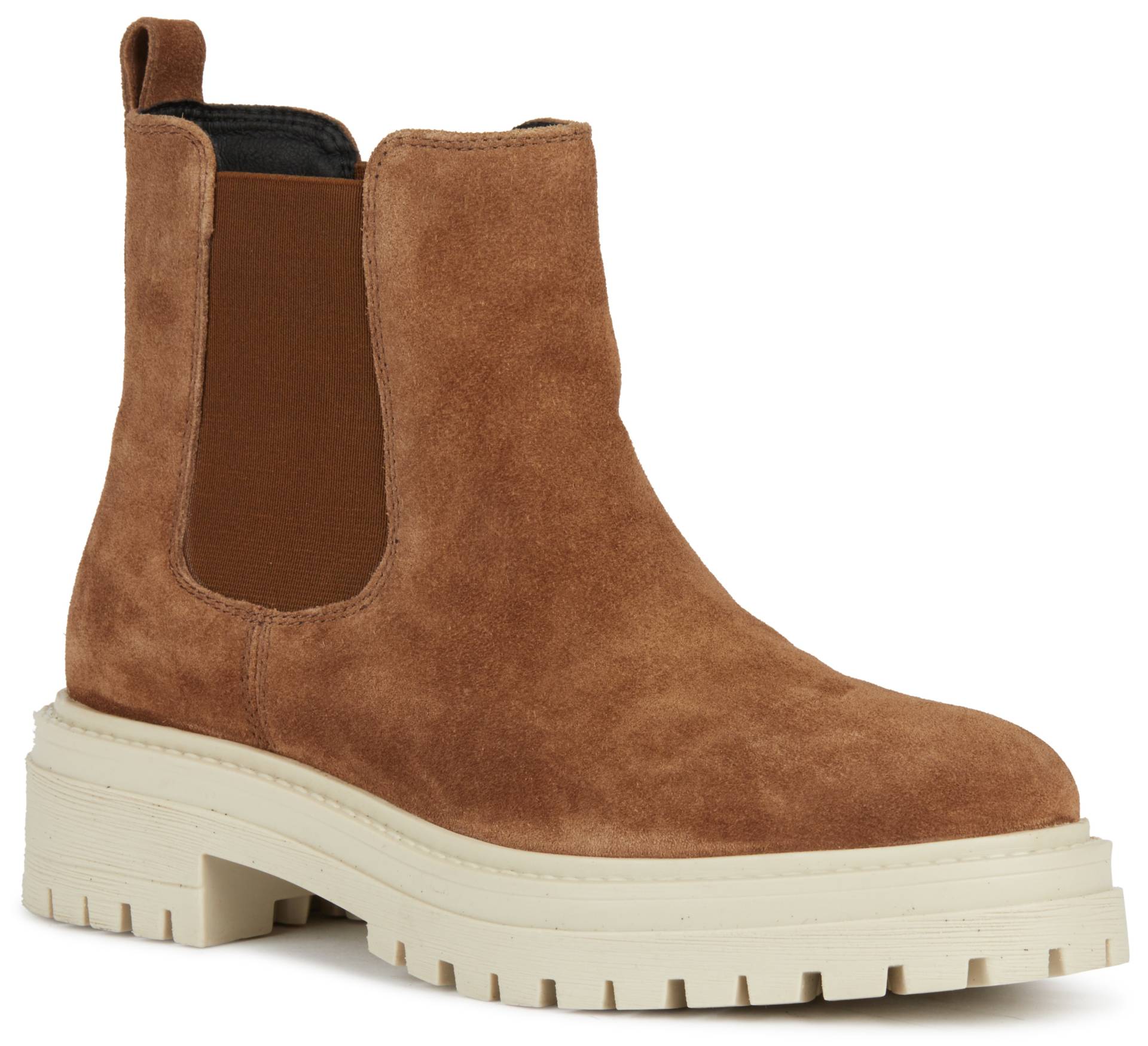 Geox Chelseaboots »D IRIDEA«, Blockabsatz, Streetwear, Schlupfschuh, Stiefelette mit Kontrasten Geox Chelseaboots »D IRIDEA«, Blockabsatz, Streetwear, Schlupfschuh, Stiefelette mit Kontrasten von Geox