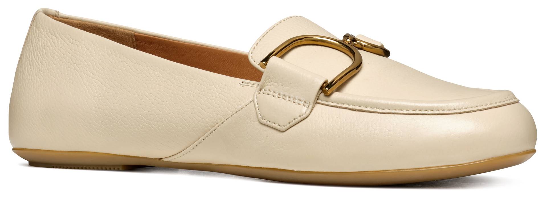 Geox Loafer »D PALMARIA J«, Slipper, Festtagsschuh mit stylischer Zierschnalle, schmale Form von Geox