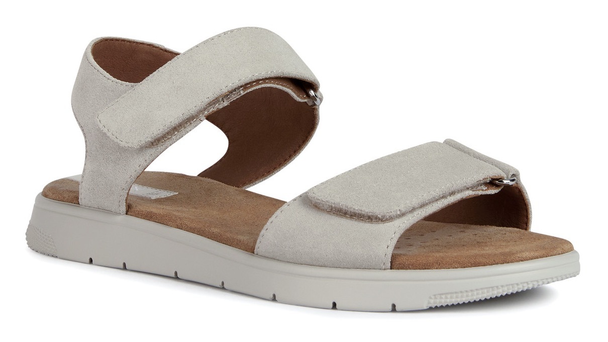 Geox Sandale »D DANDRA«, Sommerschuh, Sandalette, Klettschuh, mit Lederinnensohle von Geox