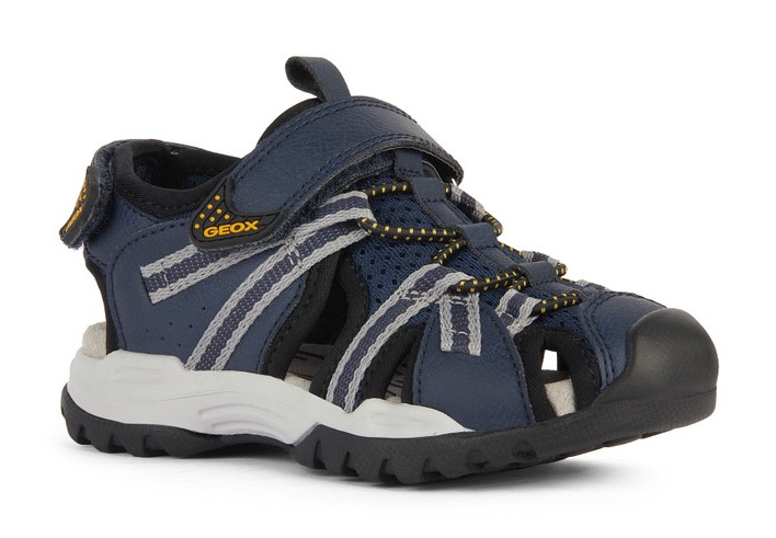 Geox Sandale »J BOREALIS BOY B«, Sommerschuh, Klettschuh, Sandalette, mit Gummizug und Klettriemchen von Geox