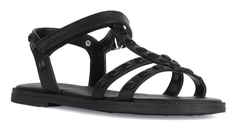 Geox Sandale »J SANDAL KARLY GIRL«, Sommerschuh, Klettschuh, Sandalette, mit Blütenapplikation von Geox