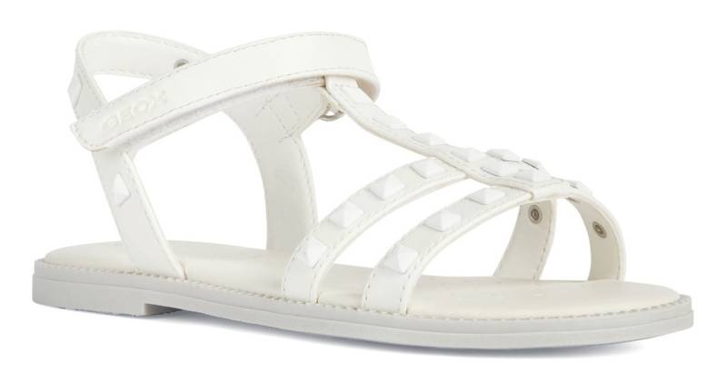 Geox Sandale »J SANDAL KARLY GIRL«, Sommerschuh, Klettschuh, Sandalette, mit Blütenapplikation von Geox