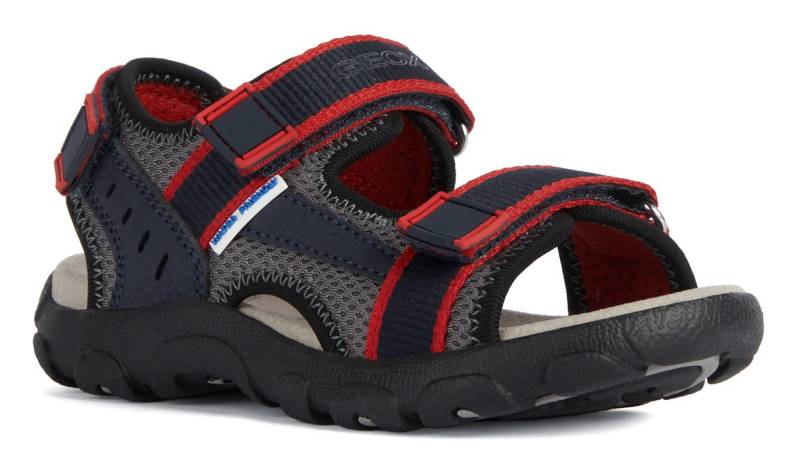 Geox Sandale »JR SANDAL STRADA«, Sommerschuh, Klettschuh, Sandalette, mit Fersenklettverschluss von Geox