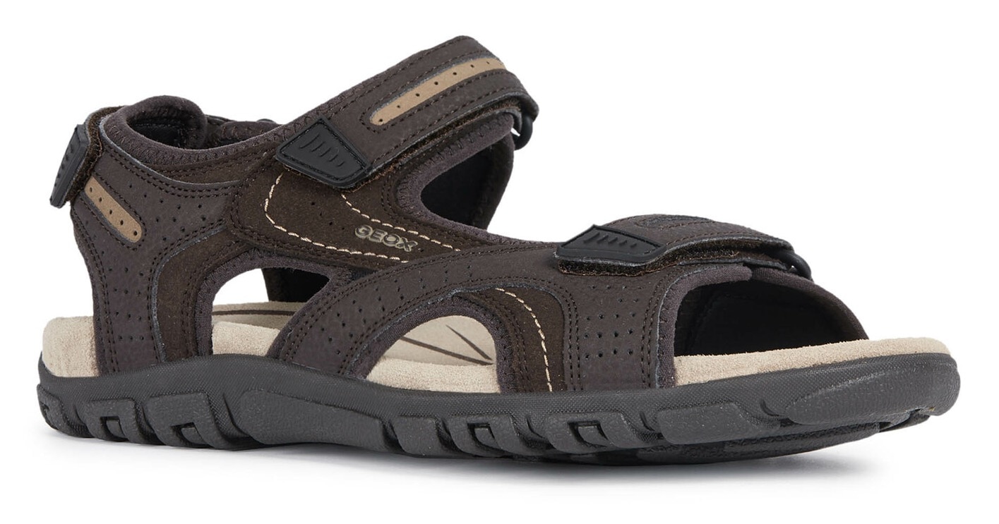 Geox Sandale »UOMO SANDAL STRADA«, Sommerschuh, Klettschuh, Outdoorsandale, im Trekking-Look Geox Sandale »UOMO SANDAL STRADA«, Sommerschuh, Klettschuh, Outdoorsandale, im Trekking-Look von Geox