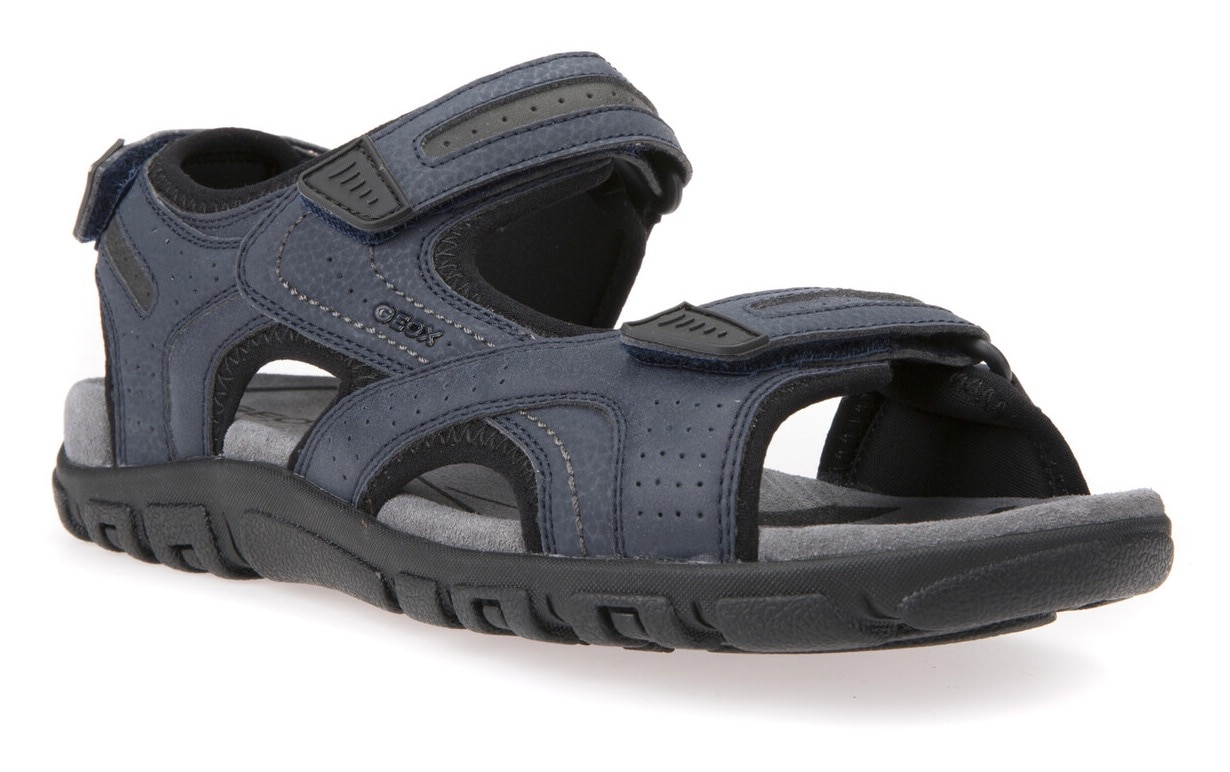 Geox Sandale »UOMO SANDAL STRADA«, Sommerschuh, Klettschuh, Outdoorsandale, im Trekking-Look Geox Sandale »UOMO SANDAL STRADA«, Sommerschuh, Klettschuh, Outdoorsandale, im Trekking-Look von Geox