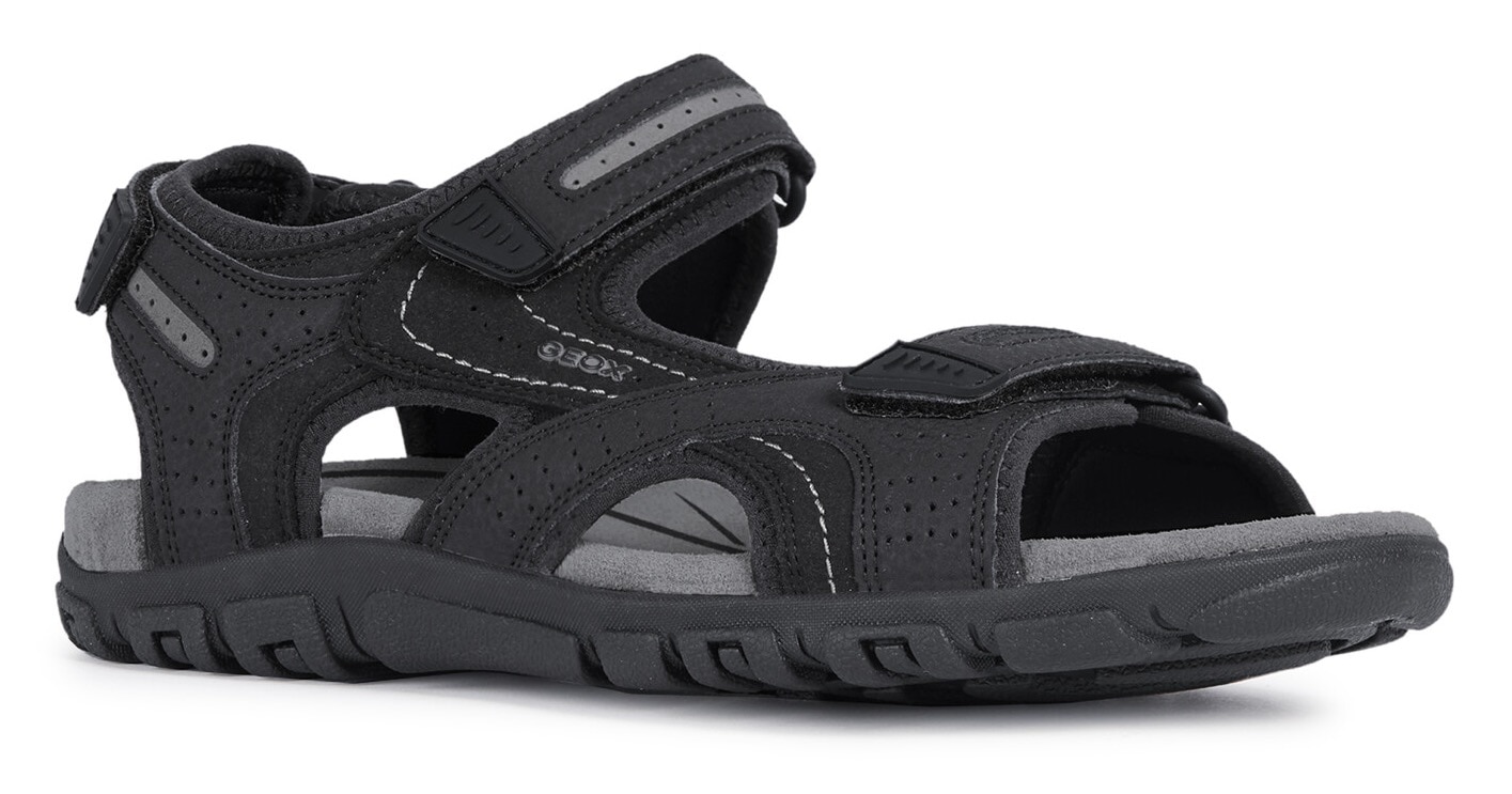 Geox Sandale »UOMO SANDAL STRADA«, Sommerschuh, Klettschuh, Outdoorsandale, im Trekking-Look Geox Sandale »UOMO SANDAL STRADA«, Sommerschuh, Klettschuh, Outdoorsandale, im Trekking-Look von Geox