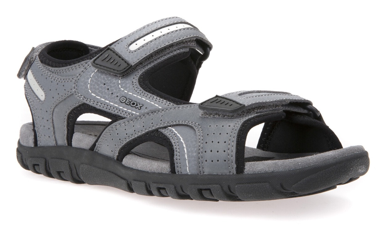 Geox Sandale »UOMO SANDAL STRADA«, Sommerschuh, Klettschuh, Outdoorsandale, im Trekking-Look Geox Sandale »UOMO SANDAL STRADA«, Sommerschuh, Klettschuh, Outdoorsandale, im Trekking-Look von Geox
