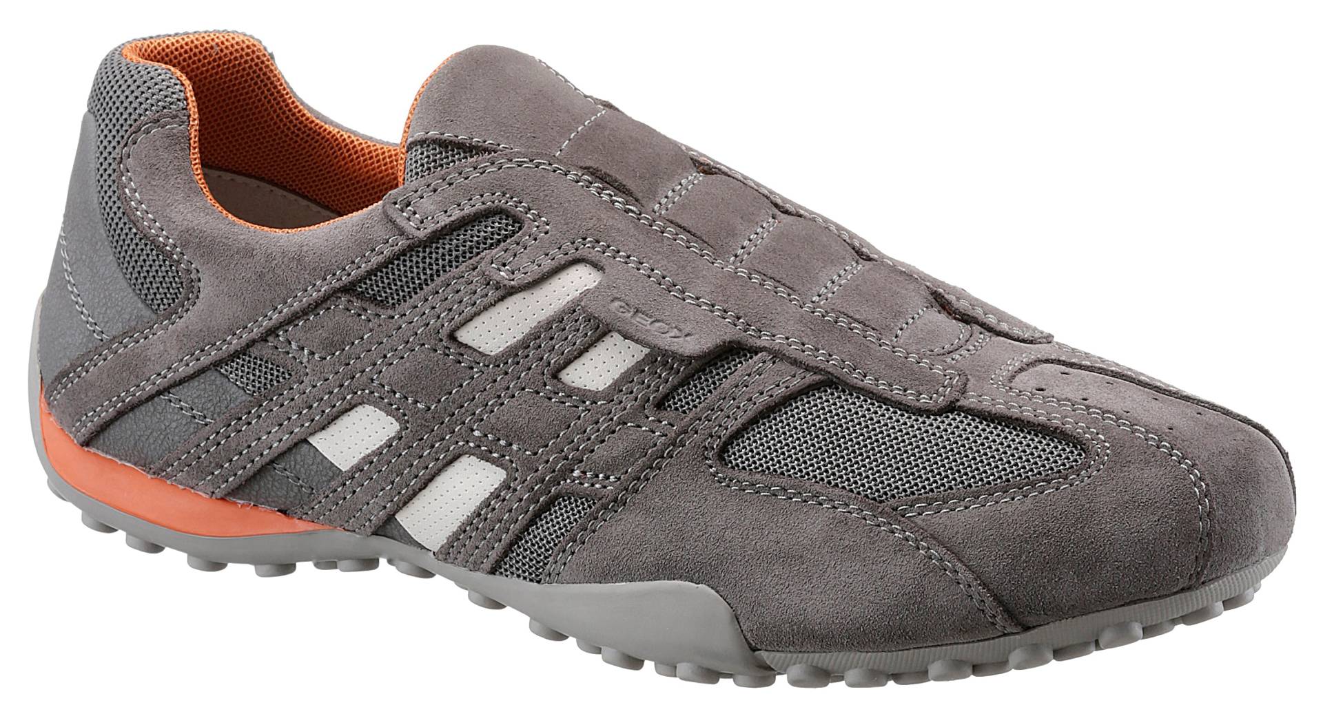 Geox Slip-On Sneaker »UOMO SNAKE«, Slipper, Freizeitschuh mit Ziernähten und mit Geox Spezial Membrane von Geox