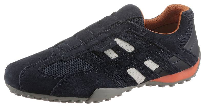 Geox Slip-On Sneaker »UOMO SNAKE«, Slipper, Freizeitschuh mit Ziernähten und mit Geox Spezial Membrane von Geox