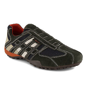 Geox Snake Herren Slipper Grau von Geox