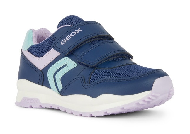 Geox Sneaker »J PAVEL GIRL A«, mit Klettverschlüsse, Freizeitschuh, Halbschuh, Schnürschuh von Geox