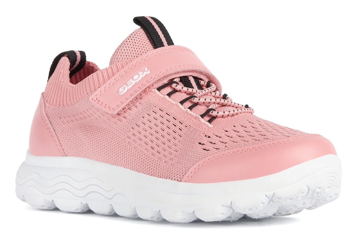 Geox Sneaker »J SPHERICA GIRL«, mit elastischem Einsatz, Freizeitschuh, Halbschuh, Schnürschuh von Geox