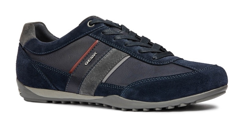 Geox Sneaker »U WELLS C«, Freizeitschuh, Halbschuh, Schnürschuh mit Logoverzierung von Geox