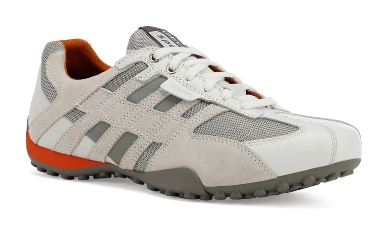 Geox Sneaker »UOMO SNAKE K«, mit stylischem Kontrastmuster, Freizeitschuh, Halbschuh, Schnürschuh von Geox