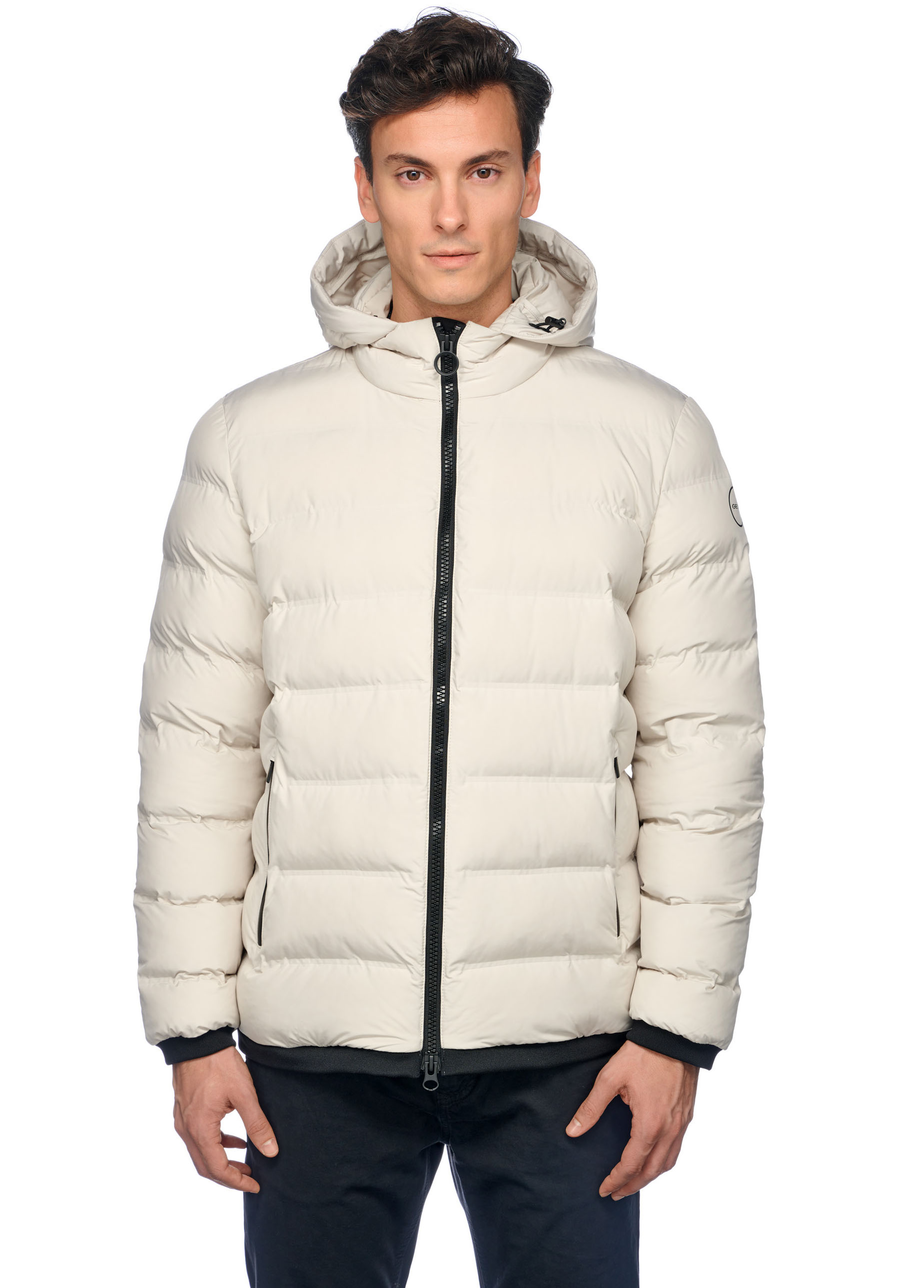 Geox Steppjacke »SPHERICA«, mit kontrastfarbenen Details, Reissverschluss, Taschen, Kapuze Geox Steppjacke »SPHERICA«, mit kontrastfarbenen Details, Reissverschluss, Taschen, Kapuze von Geox