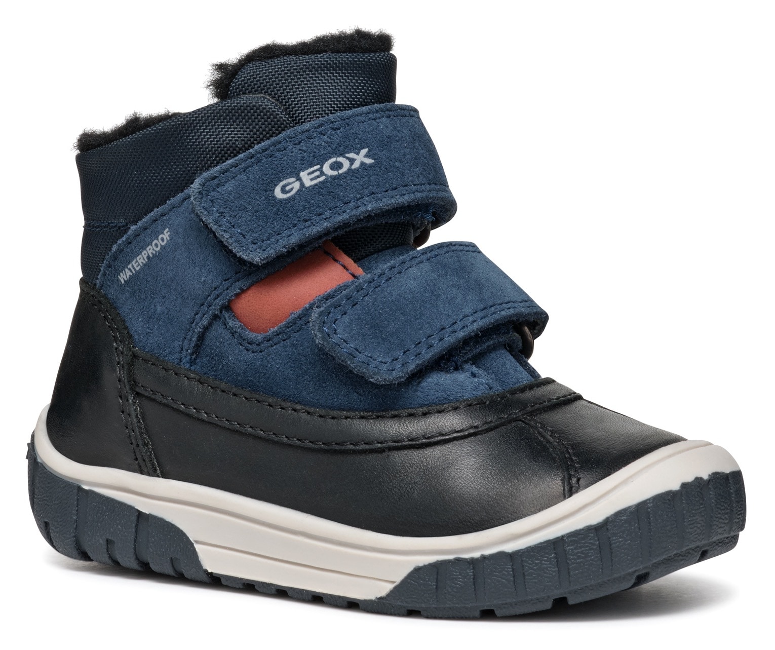 Geox Winterboots »B OMAR BOY WPF C«, Klettstiefel, Babystiefel Winterstiefel mit Warmfutter von Geox