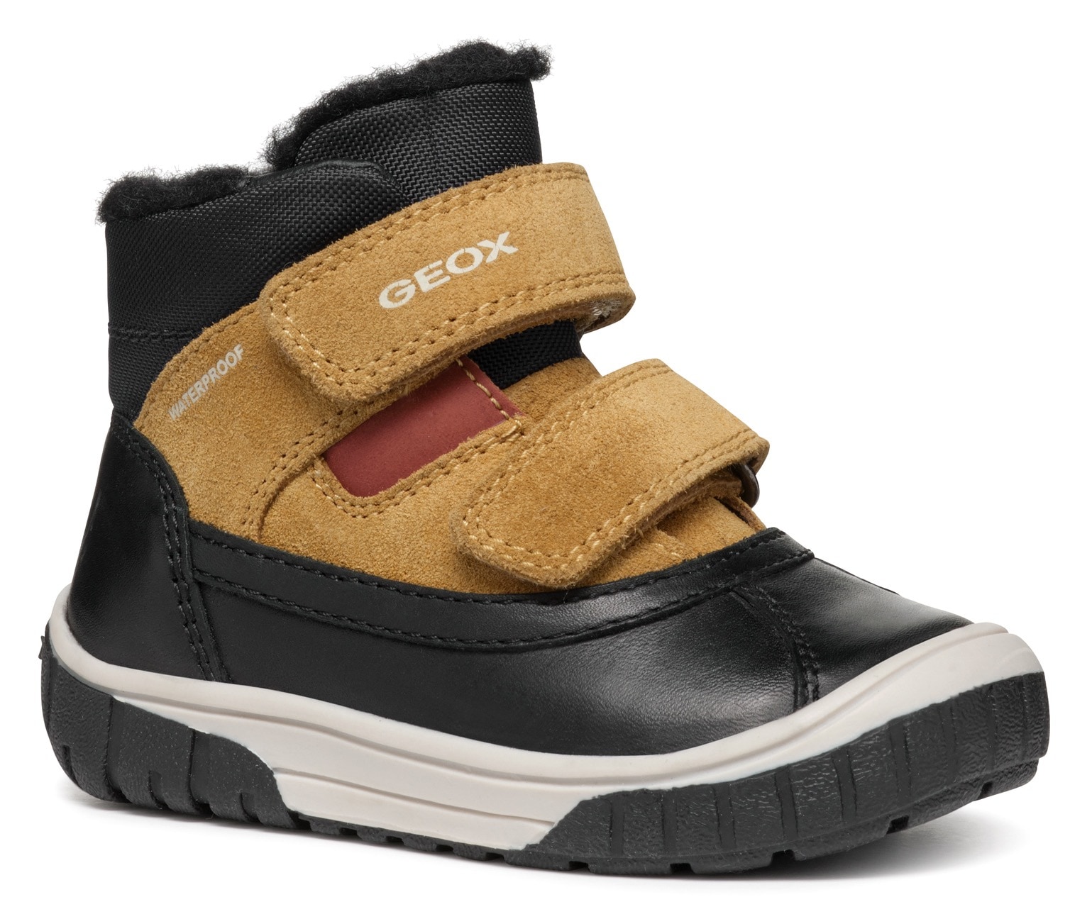 Geox Winterboots »B OMAR BOY WPF C«, Klettstiefel, Babystiefel Winterstiefel mit Warmfutter von Geox