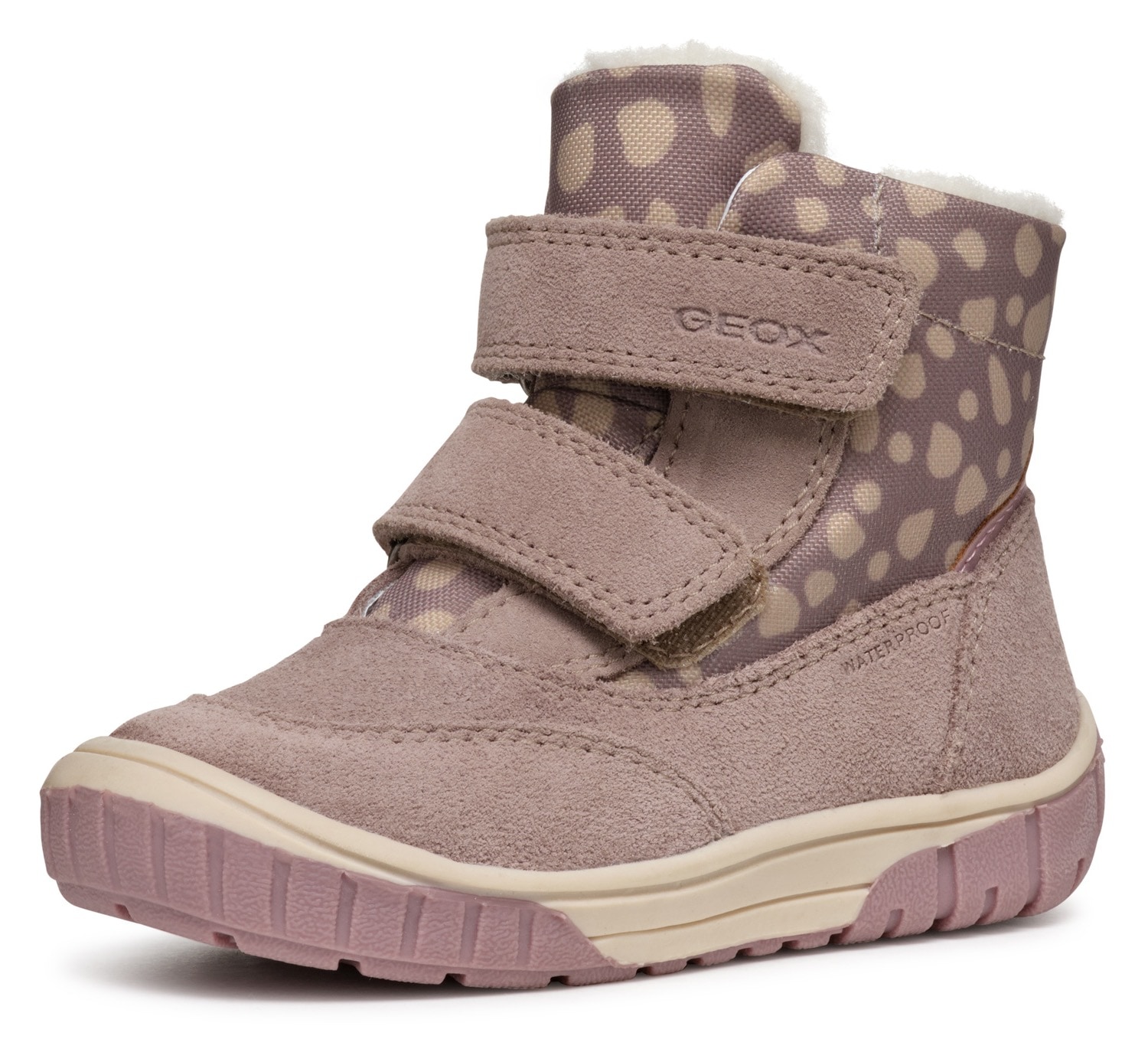 Geox Winterboots »B OMAR GIRL WPF«, Klettstiefel, Babystiefel Winterstiefel mit schönem Muster von Geox